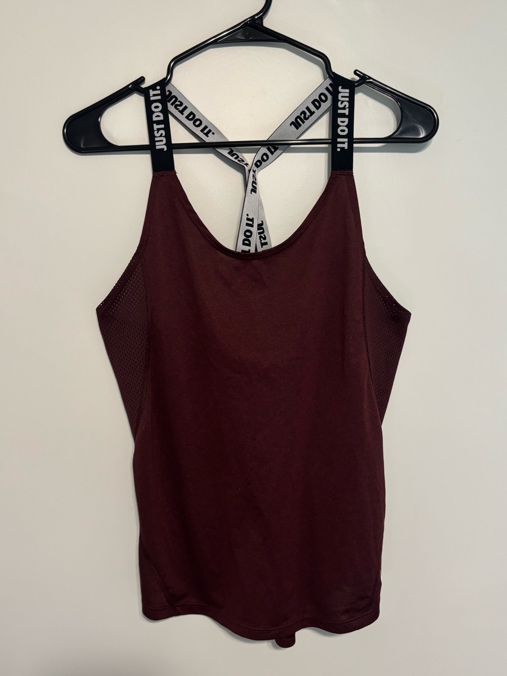 Nike Women's Burgundy Cross-Back Athletic Tank